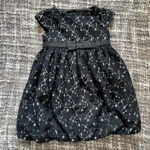 Gap black lace toddler dress